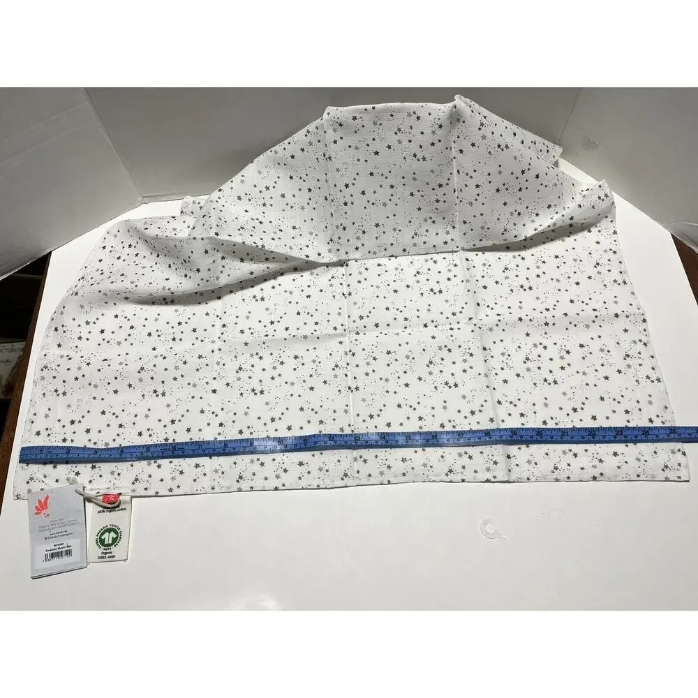 Kikadu Organic Star Muslin Blanket Small Security Swaddle